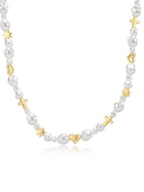 LUV AJ PEARL Necklace & Bracelet set